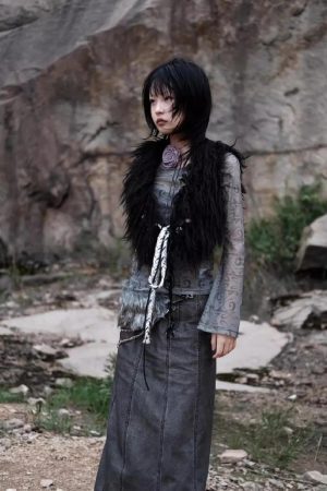 Cyberpunk Sheer Top