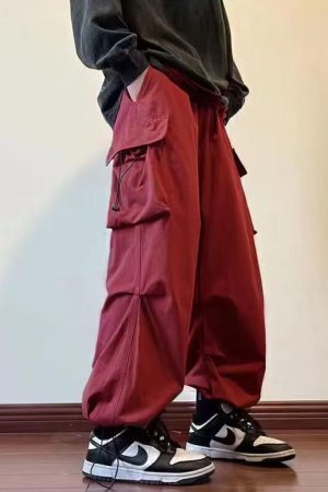 Drawstring Cargo Pants