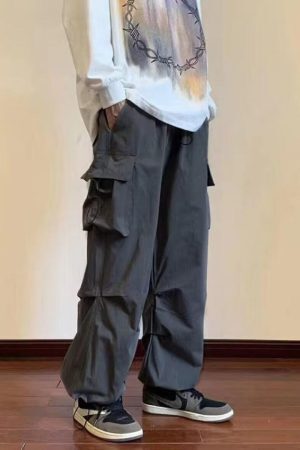 Drawstring Cargo Pants