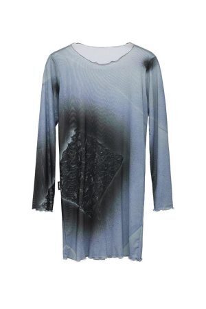 Extra Long Mesh Top