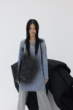 Extra Long Mesh Top