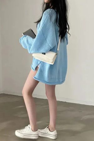 Extra Long Sleeve Loose Sweater