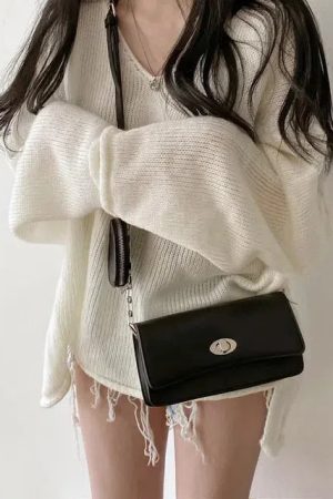 Extra Long Sleeve Loose Sweater