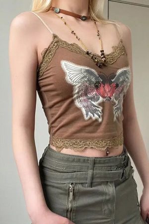 Fairy Grunge Angel Wings Top