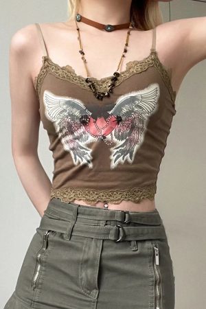 Fairy Grunge Angel Wings Top