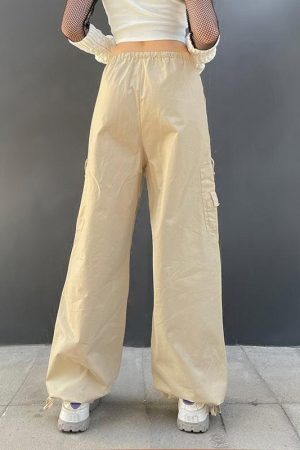 Fairy Grunge Drawstring Parachute Pants
