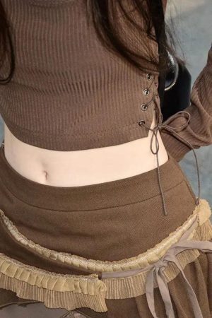 Fairycore Patchwork Mini Skirt