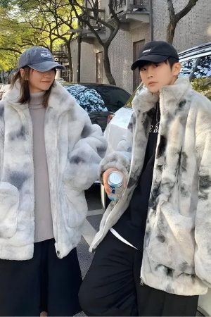 Faux Fur Zip-Up Teddy Jacket