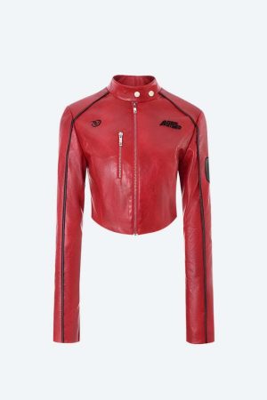 Faux Leather Biker Jacket