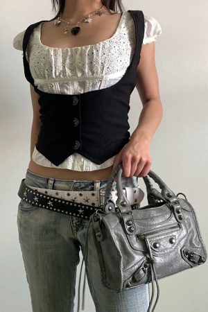Fitted Button Up Vest