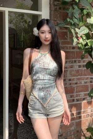 Floral Scarf Top