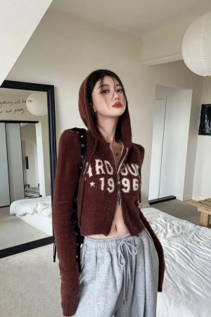 Fluffy Double Zip-Up Hoodie