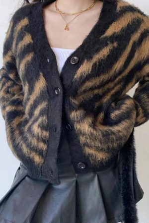 Fuzzy Cardigan