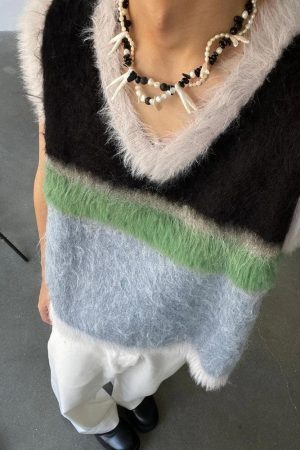 Fuzzy Sweater Vest