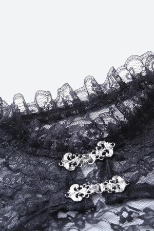 Goth Sheer Lace Bolero