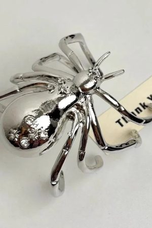 Goth Spider Bracelet & Ring
