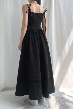 Goth Strap Maxi Dress