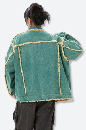 Green Denim Jacket