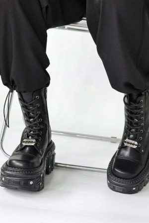 Grunge Ankle Boots