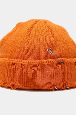 Grunge Distressed Beanie