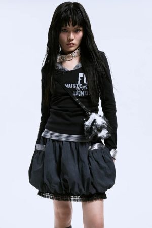 Grunge Layered Top