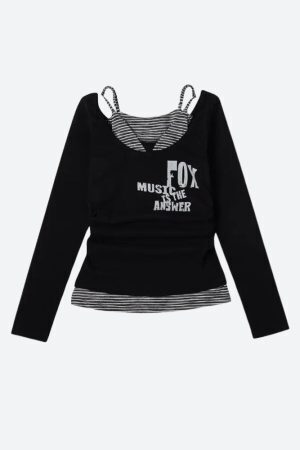 Grunge Layered Top