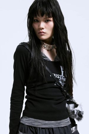Grunge Layered Top