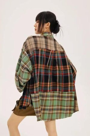 Grunge Plaid Shirt