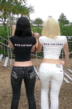Hi & Bye Haters Crop Top