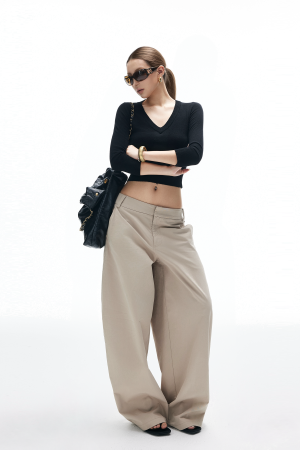 IAMXIAA Wide-Leg Tailored Pants