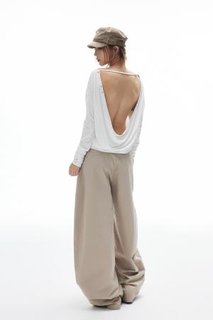 IAMXIAA Wide-Leg Tailored Pants