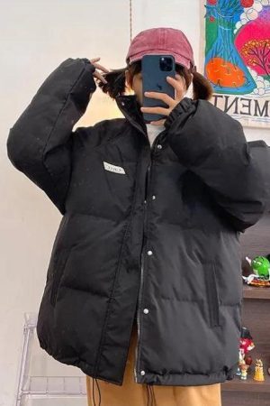 Indie High Neck Puffer Jacket
