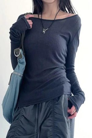 Knitted Mesh Backless Top