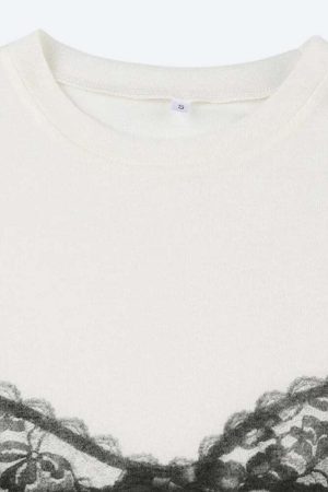 Lace Bra Tee