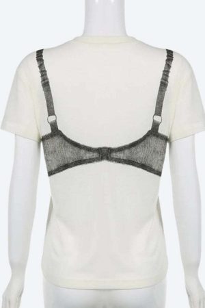 Lace Bra Tee
