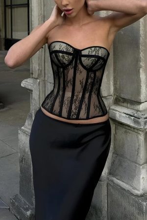 Lace Corset Top