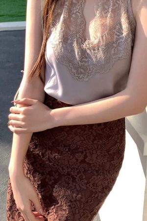 Lace Midi Skirt
