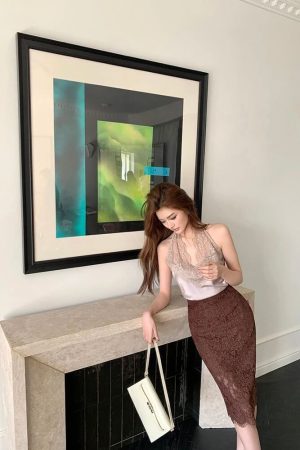 Lace Midi Skirt