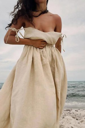 Linen Midi Dress