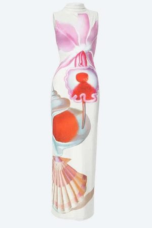 Maruja Mallo Split Maxi Dress