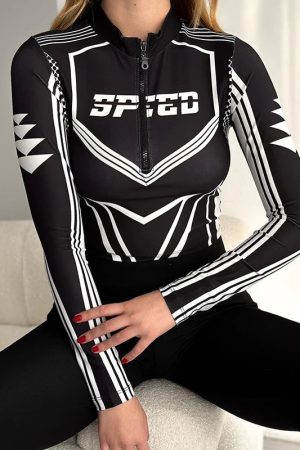 Motorcycle Speed Crop Top