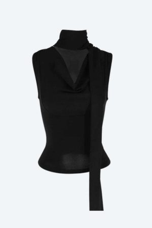 Neck Tie Tank Top