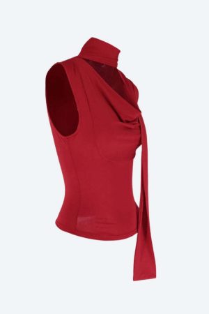 Neck Tie Tank Top
