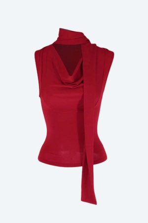Neck Tie Tank Top