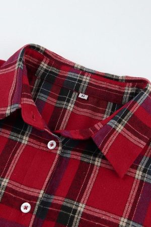 Oversized Plaid Shirt