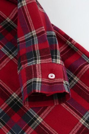 Oversized Plaid Shirt