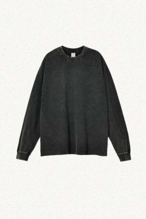 Oversized Washed Basic Tee