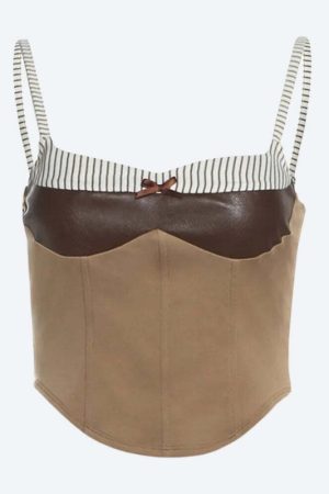 Patch Corset Top