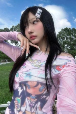 Pink Mesh Top