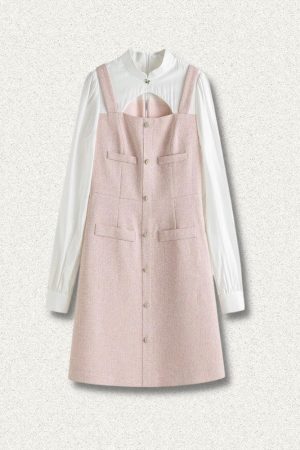 Pink Preppy Mini Dress